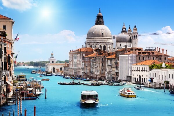 Красивое фото города Венеция