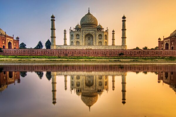 Das Taj mahal ist Indiens Stolz