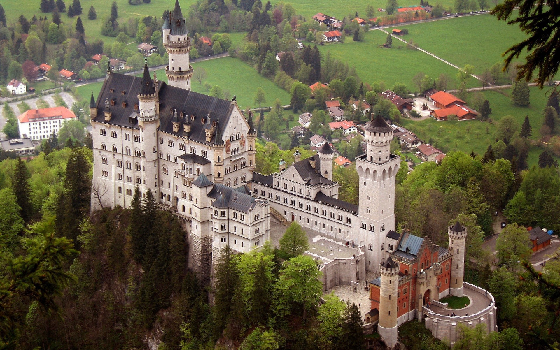 mig-15 neuschwanstein natur baum schloss reparatur stadt