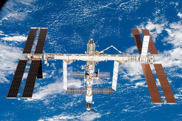 Photos of the ISS station from space