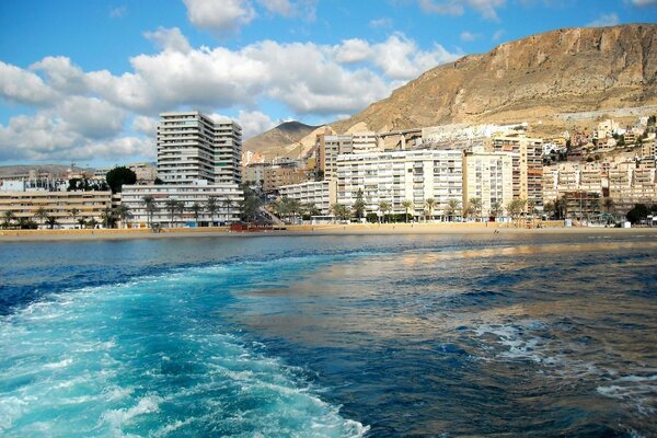 Andalusien in Spanien ist eine Stadt mit schöner Perspektive