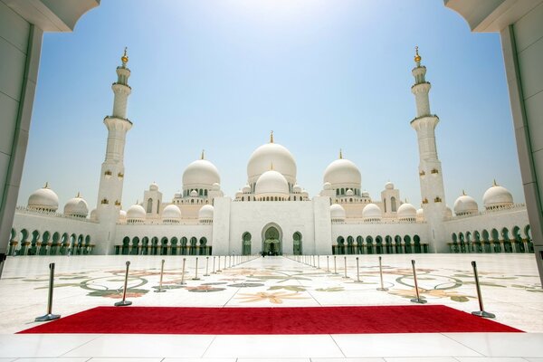 Belle vue sur l architecture à Abu Dhabi