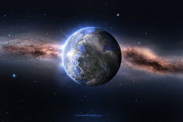 Our universe. Planet Earth