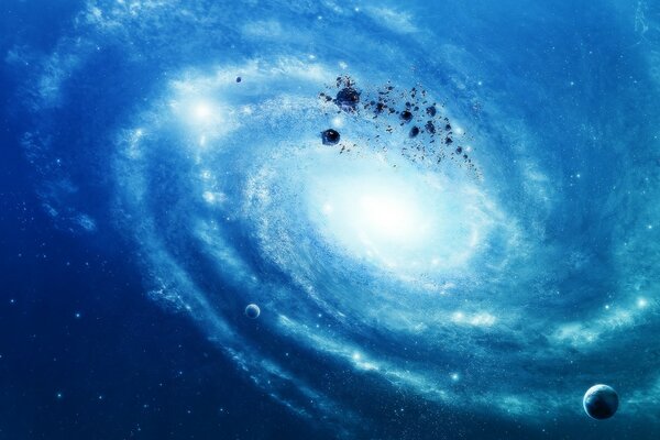 This is how spiral galaxies and their populations look like