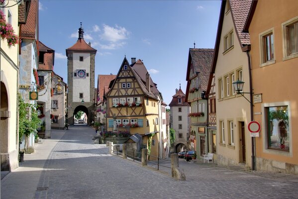 Malerische Straßen der Altstadt