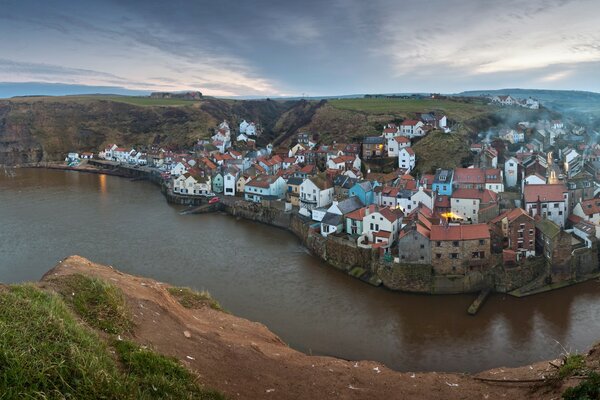 Winter in Nord-Yorkshire von England