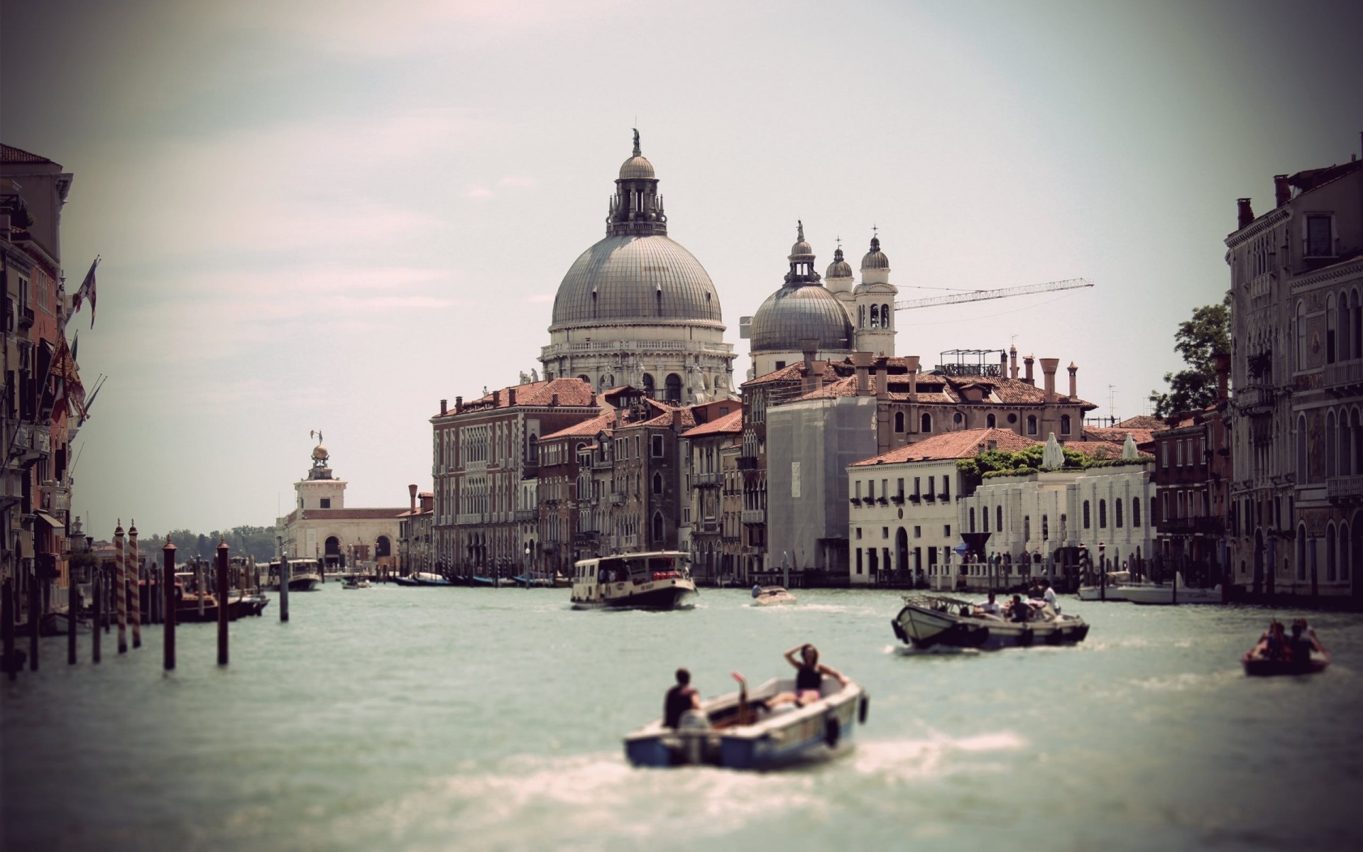 canale barche venezia acqua città italia