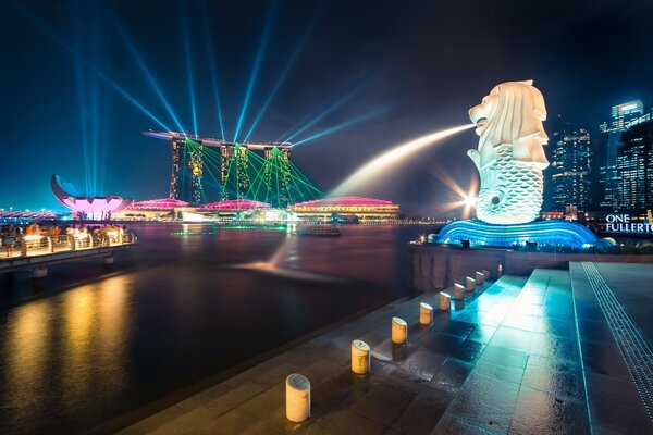 Marina bay sands in Singapore