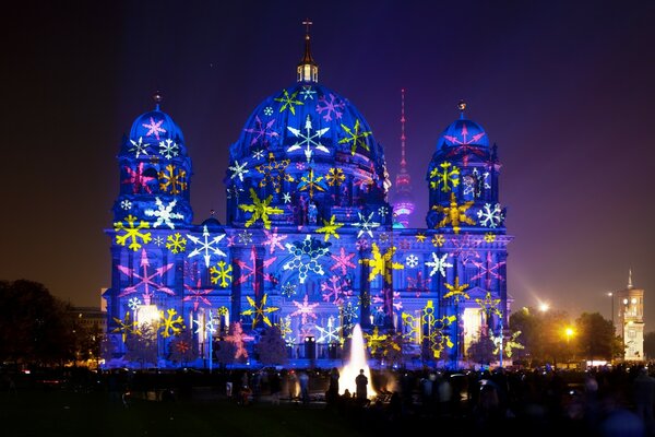 Photo of the cathedral in Berlin at the festival