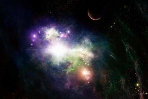 Bellezza del cosmo vista attraverso l universo