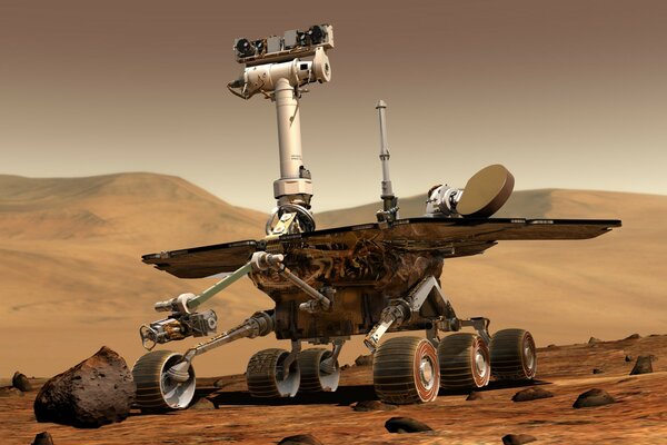 Il rover si trova sul pianeta Marte