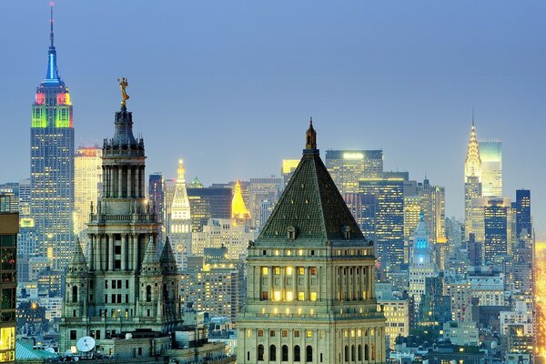 Quartier financier de Manhattan Empire State Building