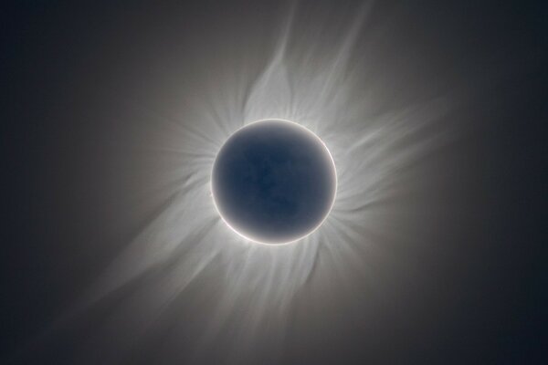 Imagen de un Eclipse solar total