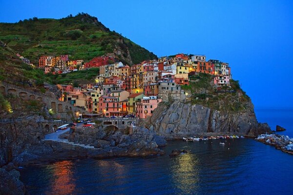 Paysage Du Soir Italie