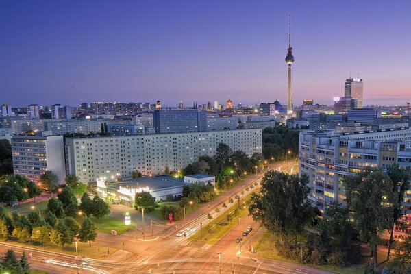 Berlin lights up the night lights