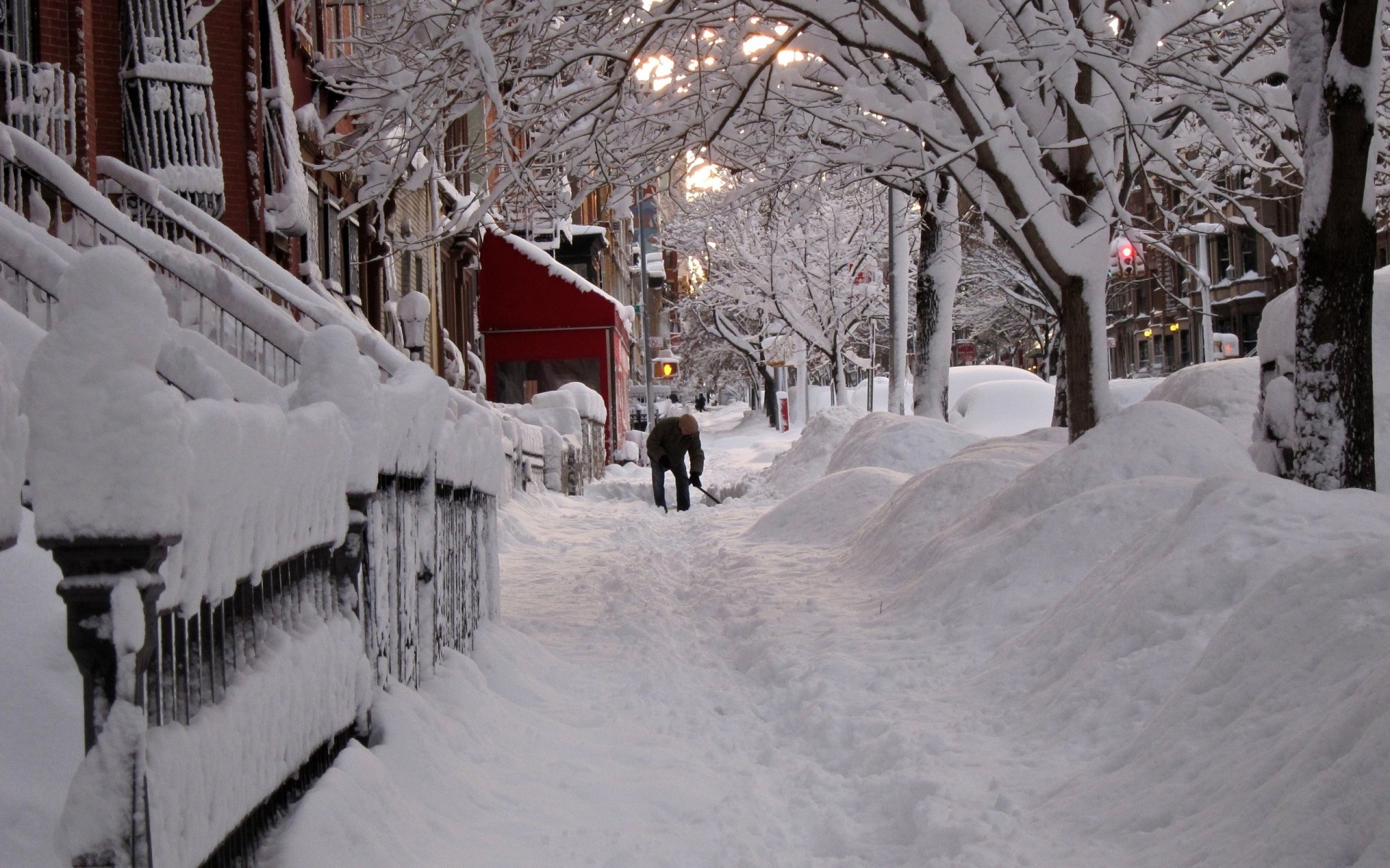 invierno ciudad nueva york