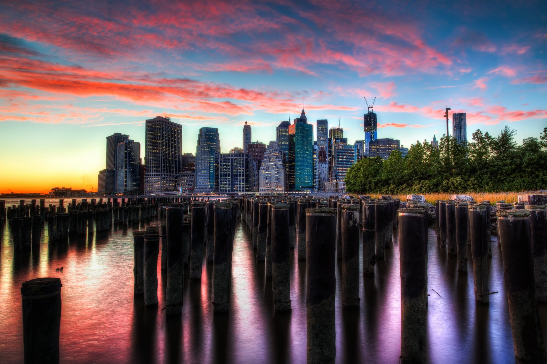 new york cielo stati uniti grattacieli