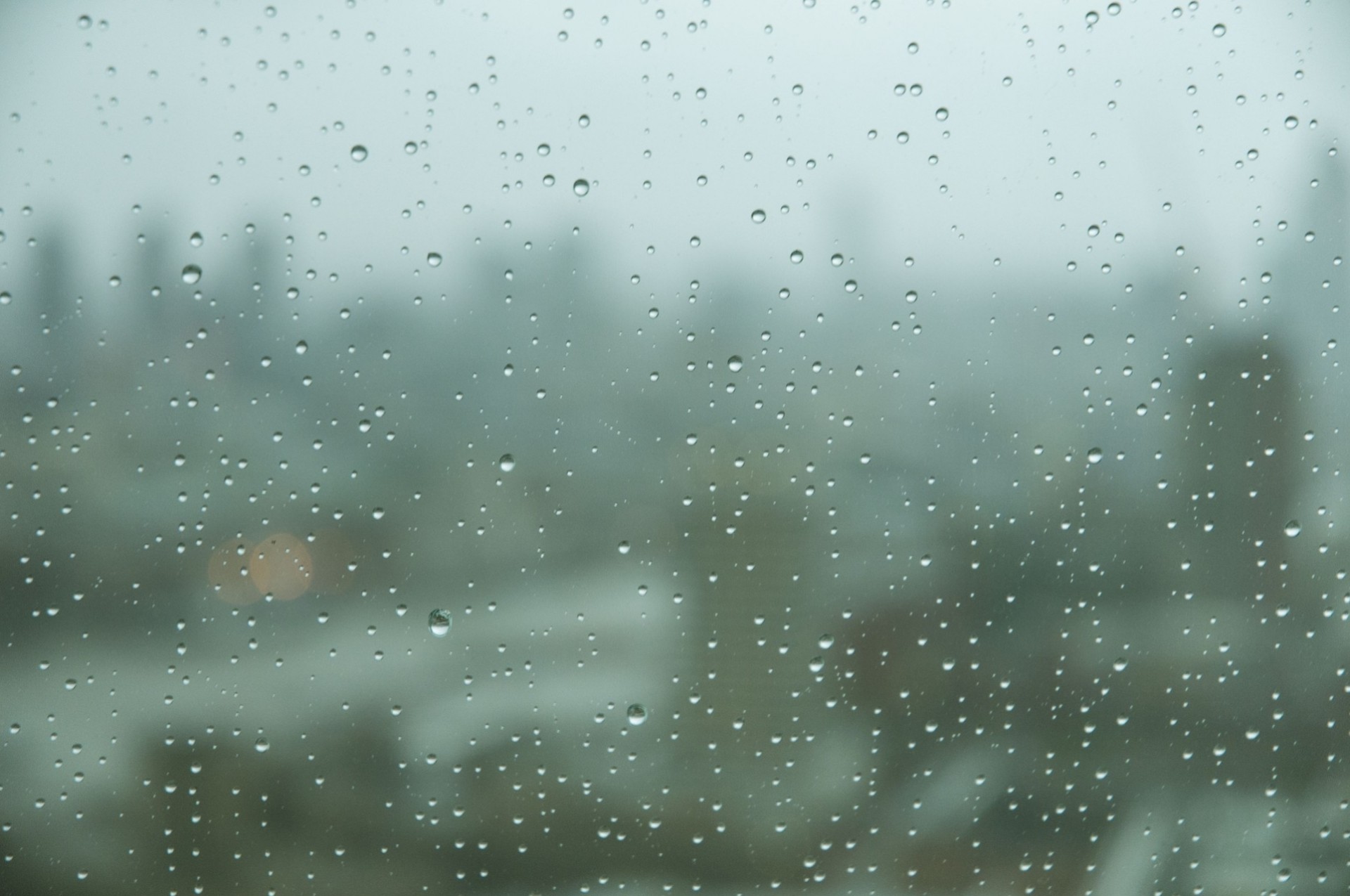 agua lluvia bokeh cae gota