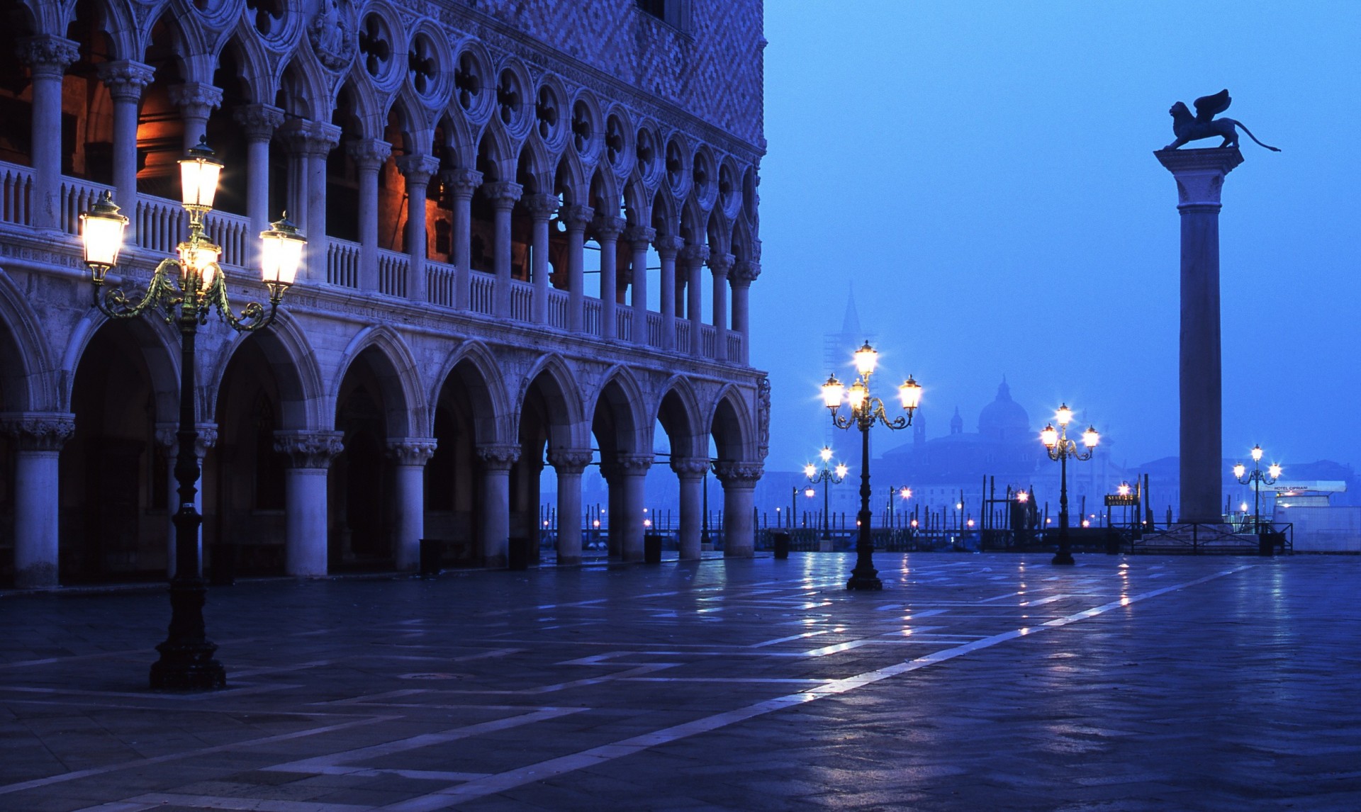 włochy wenecja piazza piazzetta