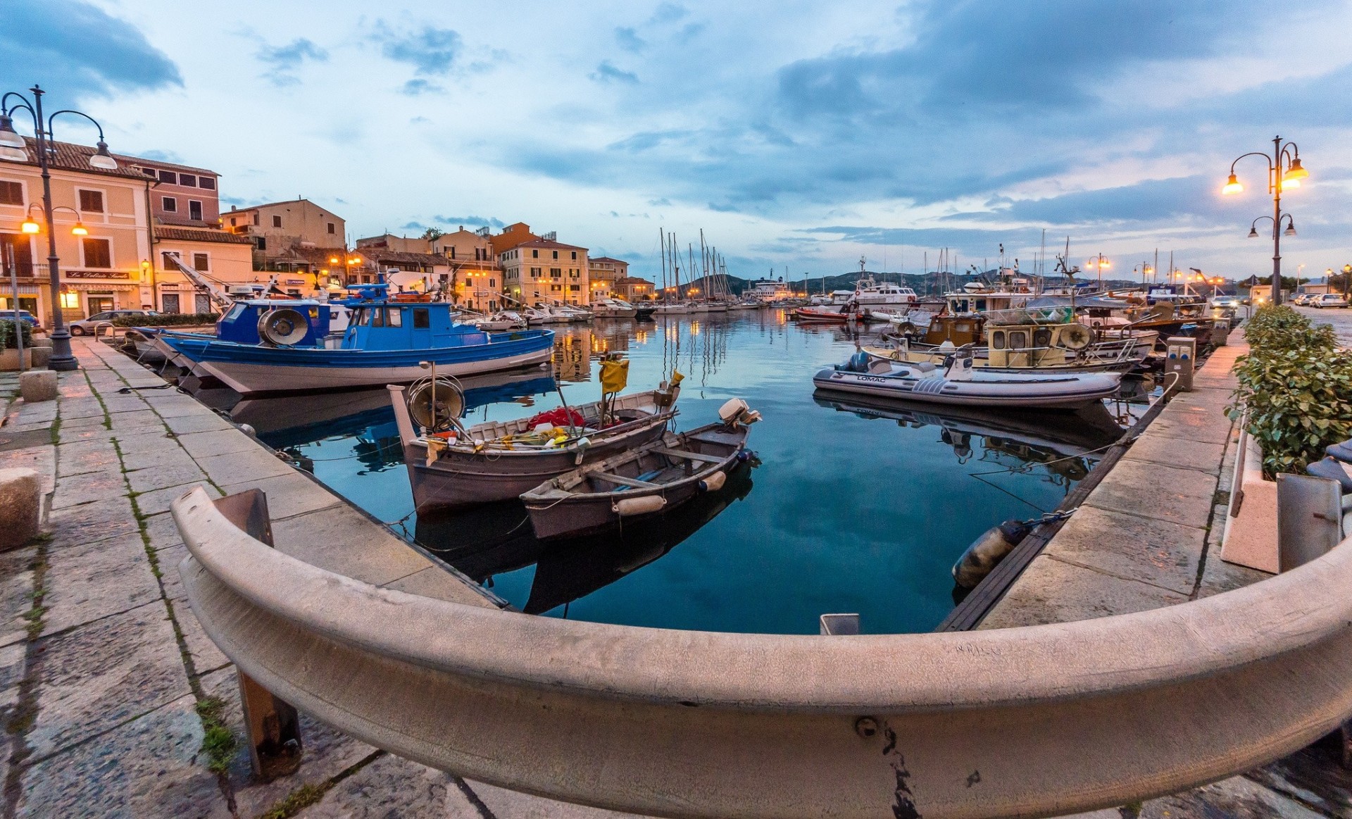 italy berths yacht boat harbor sardinia embankment