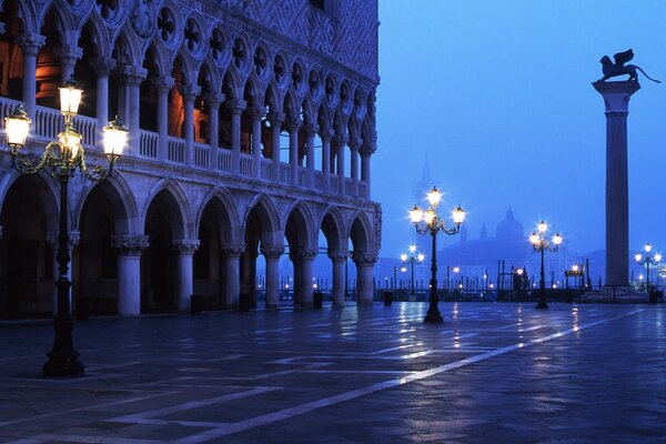 Piazzetta a Venezia Italia