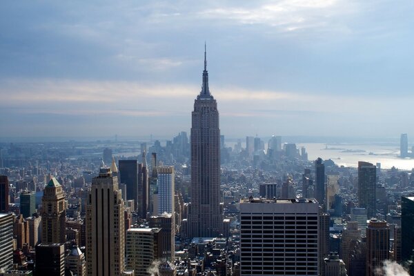 Panorama De New York. Paysage urbain