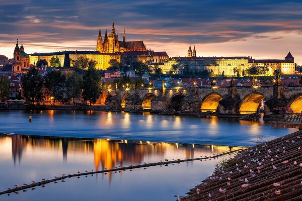 Tschechische Republik Prag Brücke