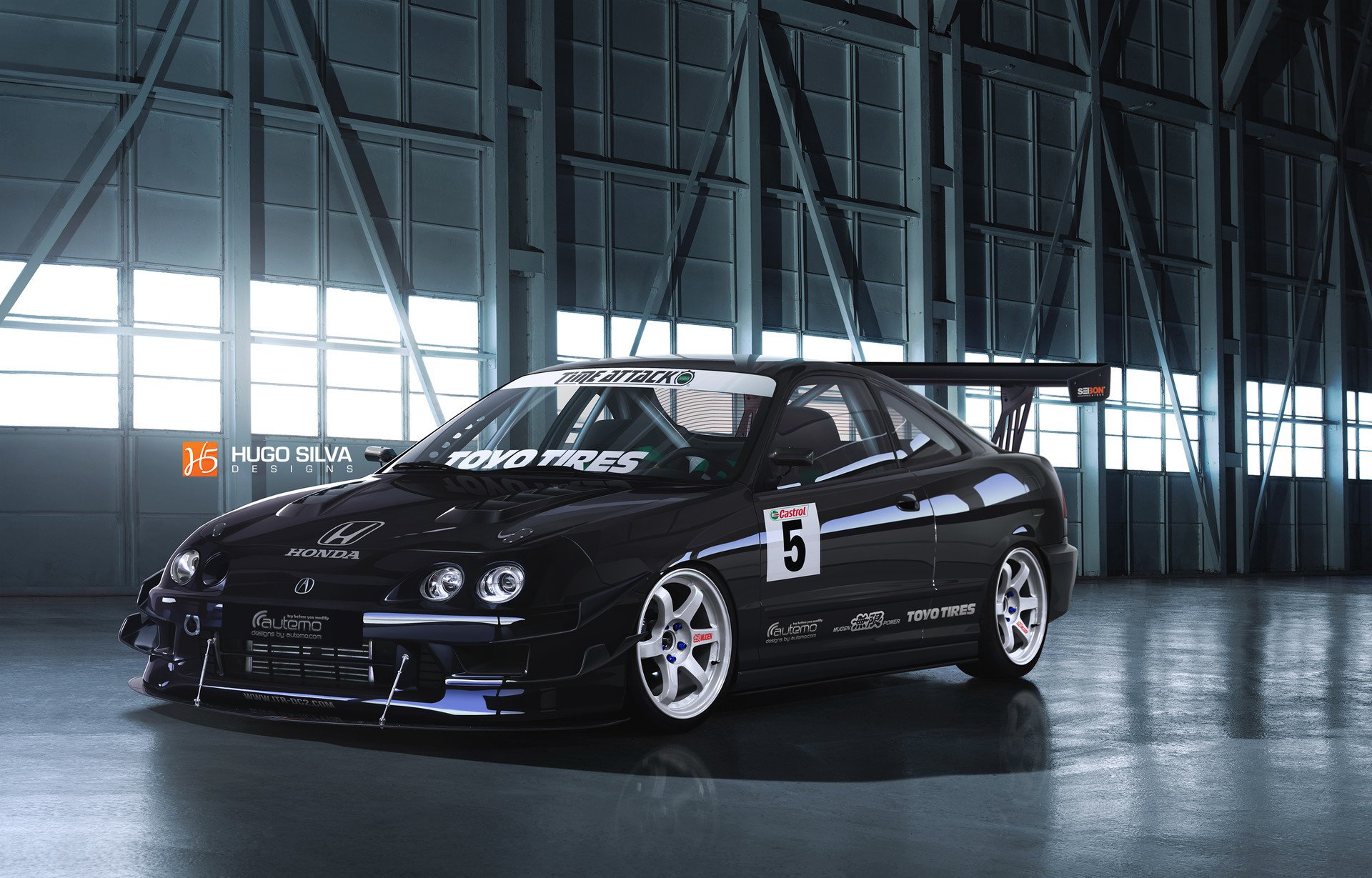 acura integra schwarz hugo silva photoshop