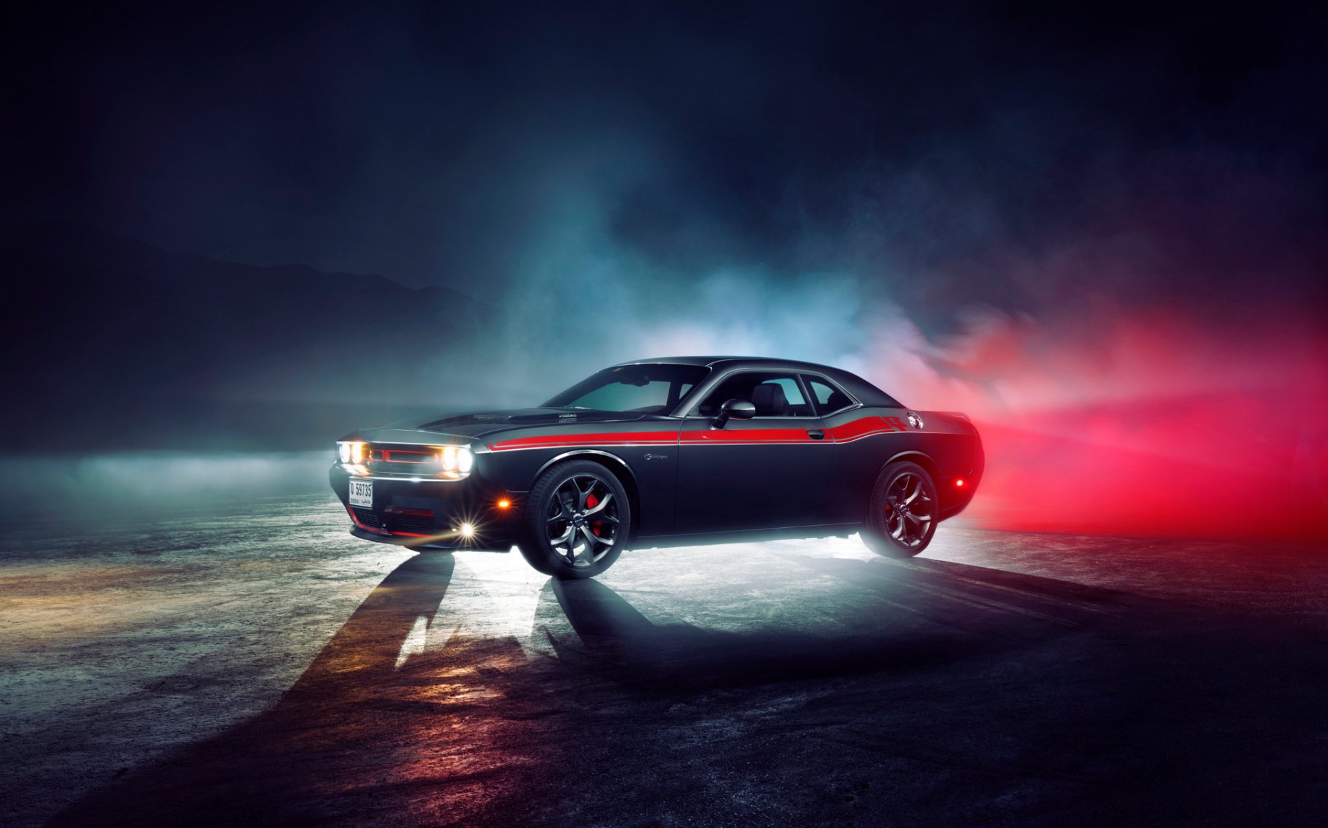 ausweichen challenger r / t muscle car