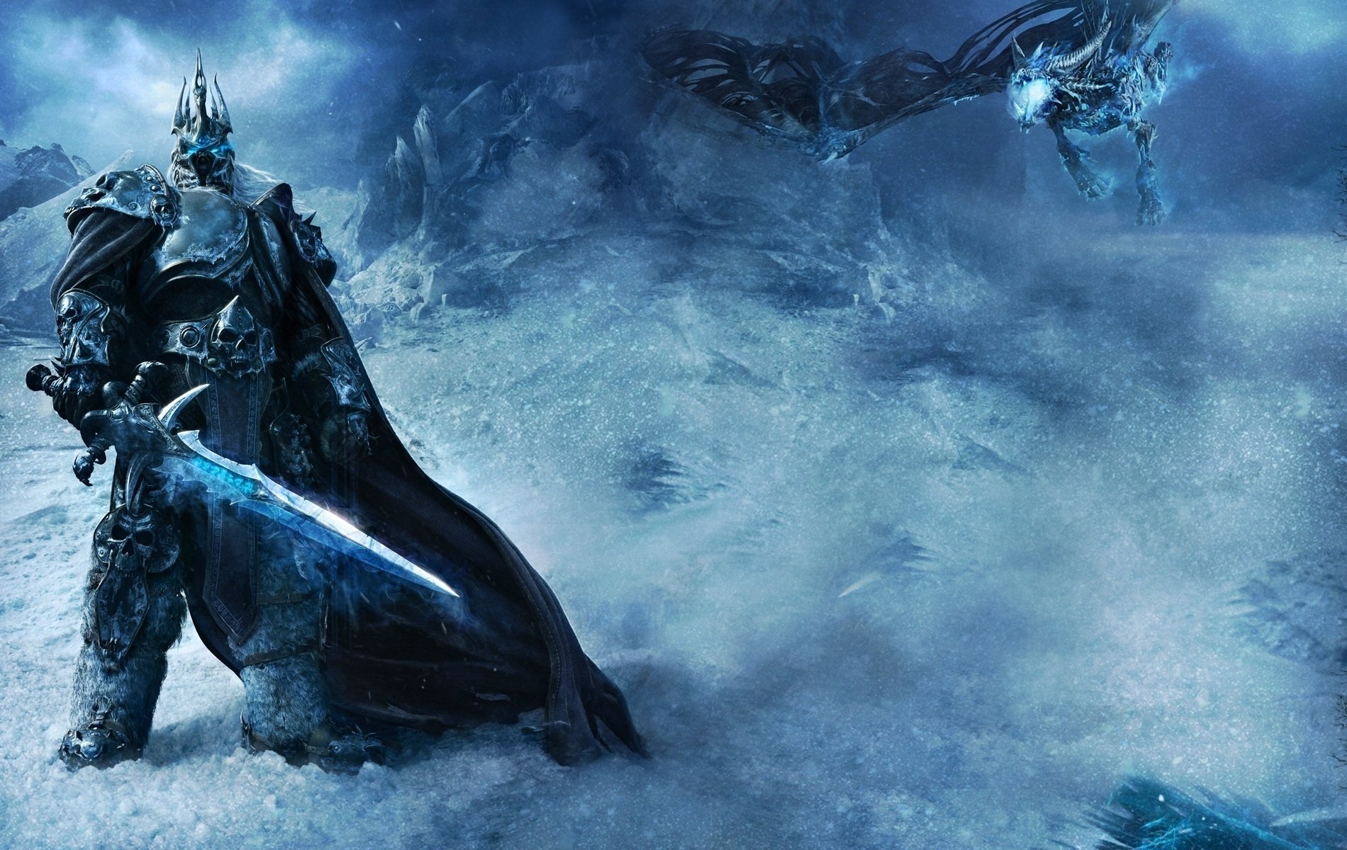 arthas arthas menethil warcraft dragon hiver guerrier épée