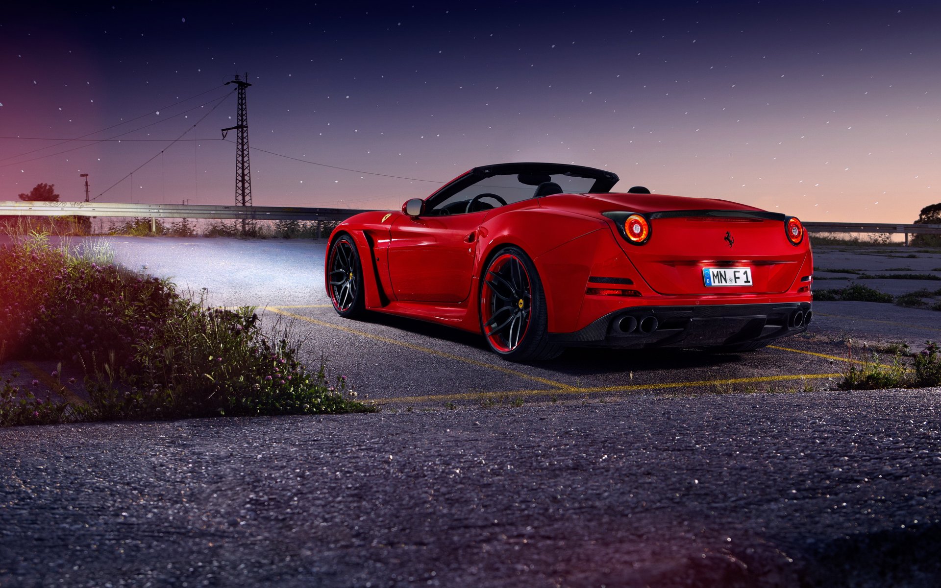 ferrari california t n-largo novitec rosso rojos coche