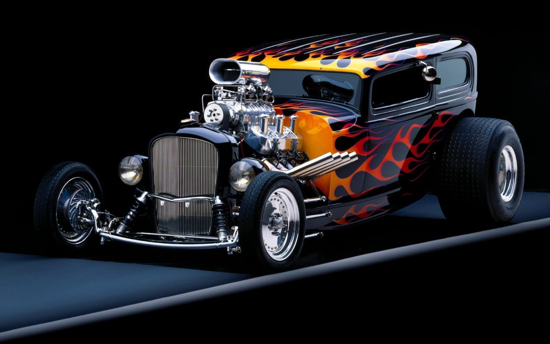 hot rod hot rod anteriore fiamma messa a punto sfondo