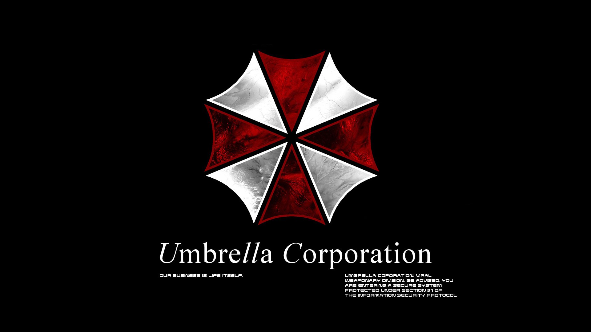 emblem resident evil umbrella spiel regenschirm