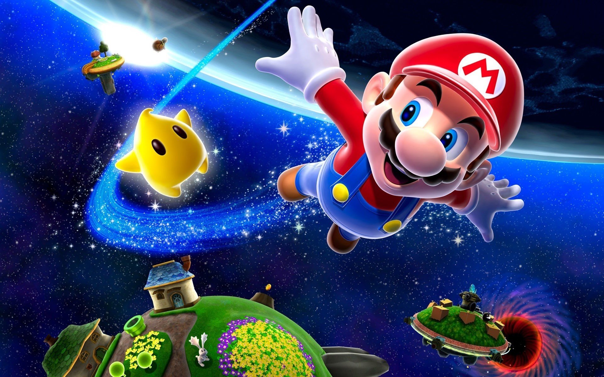 super mario planeten raum