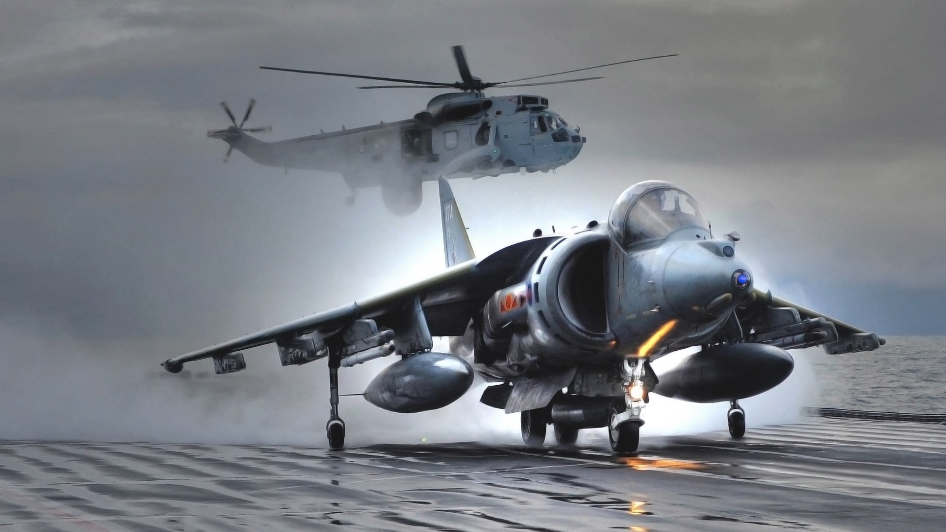 avión fuerza aérea harrier lun