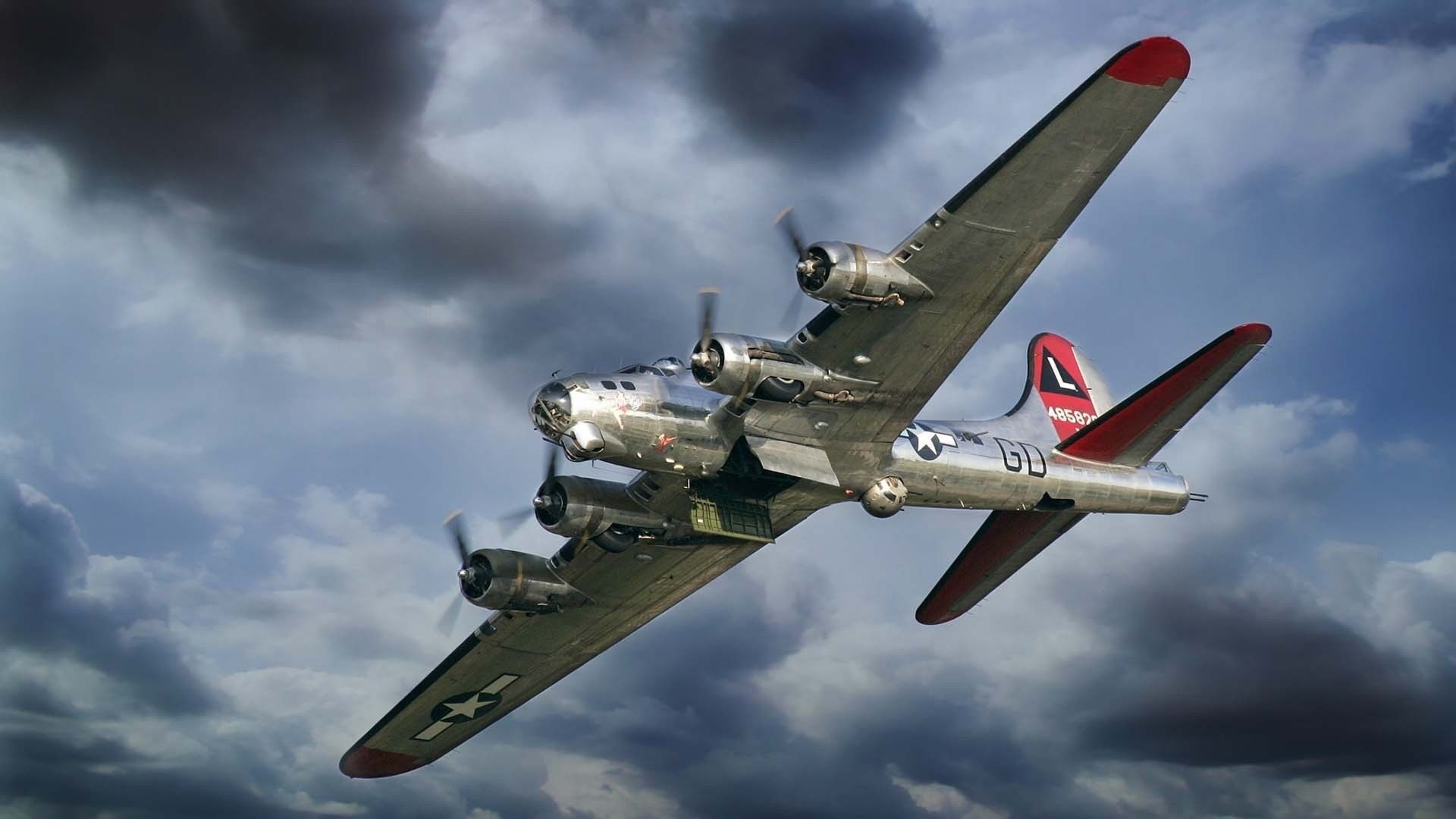 avión boeing volar b-17 fortaleza