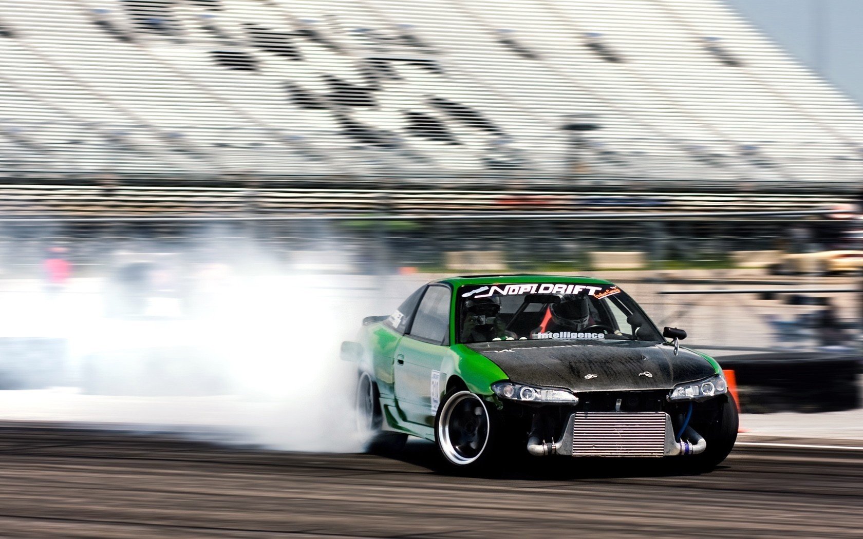 the drift master the smoke from under the wheels burning tires auto competition sport sports car transport race vehicle