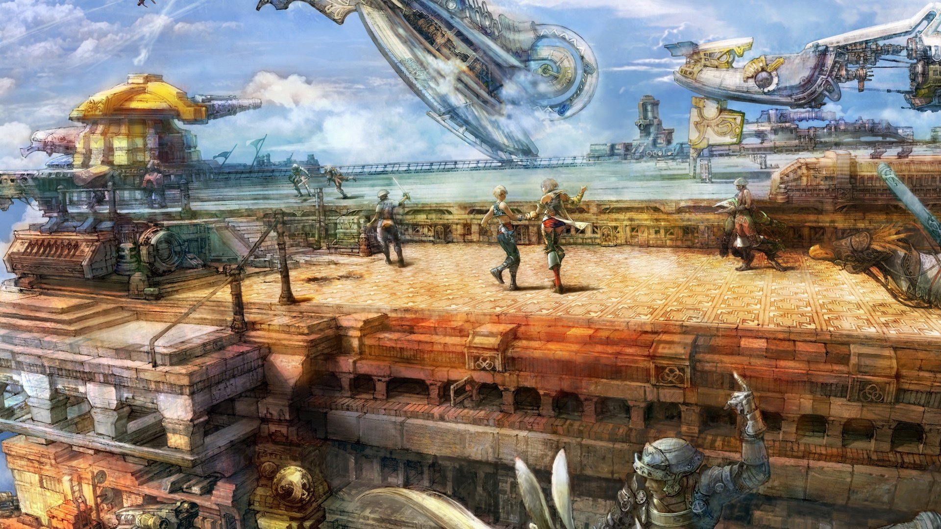 final fantasy xii people guns spaceships playground