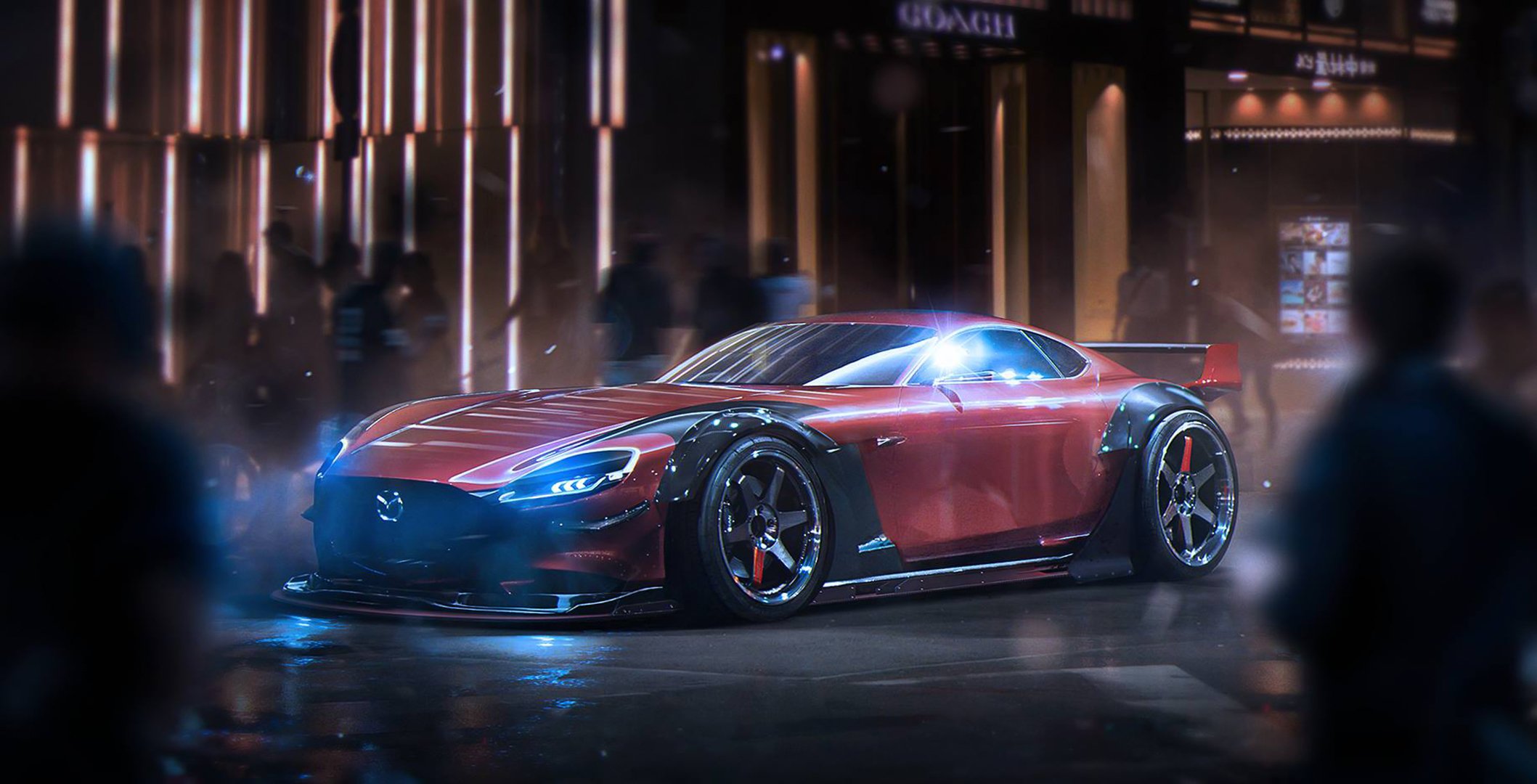 mazda rx-vision concept avenir tuning par khyzyl salem