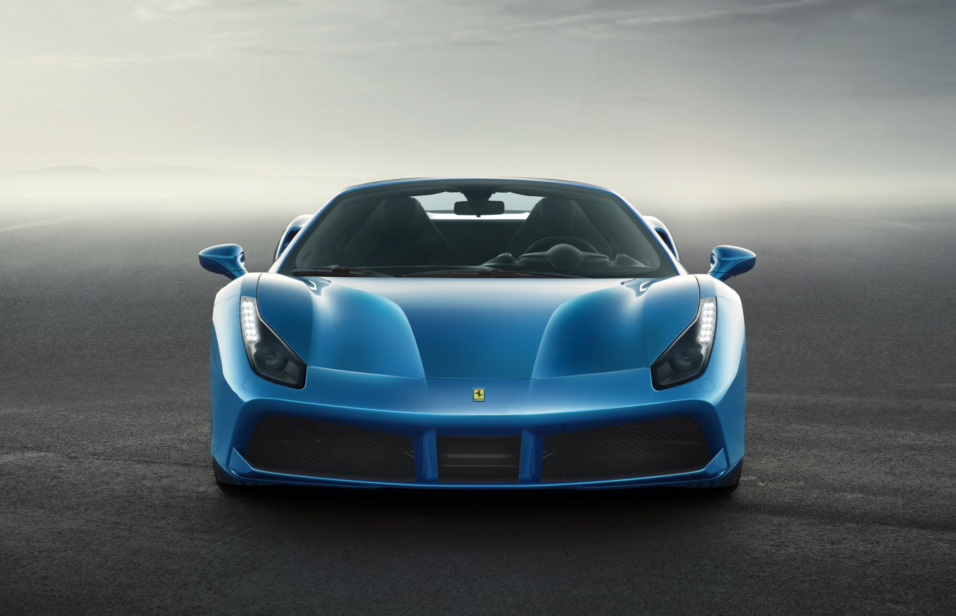 ferrari 488 pająk przód supersamochód