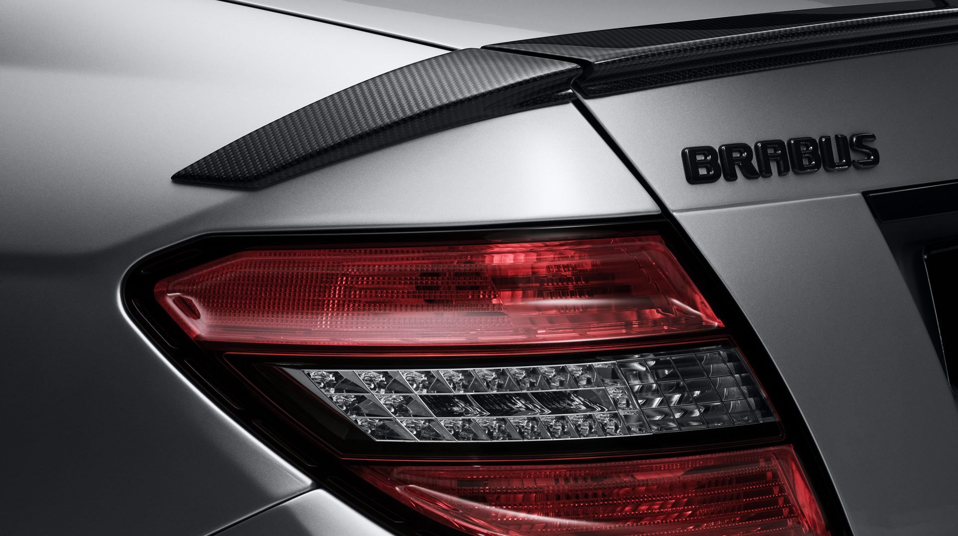 brabus luce posteriore liquidazione spoiler in carbonio mercedes benz ottica metallico automobili automobili auto veicoli veicoli