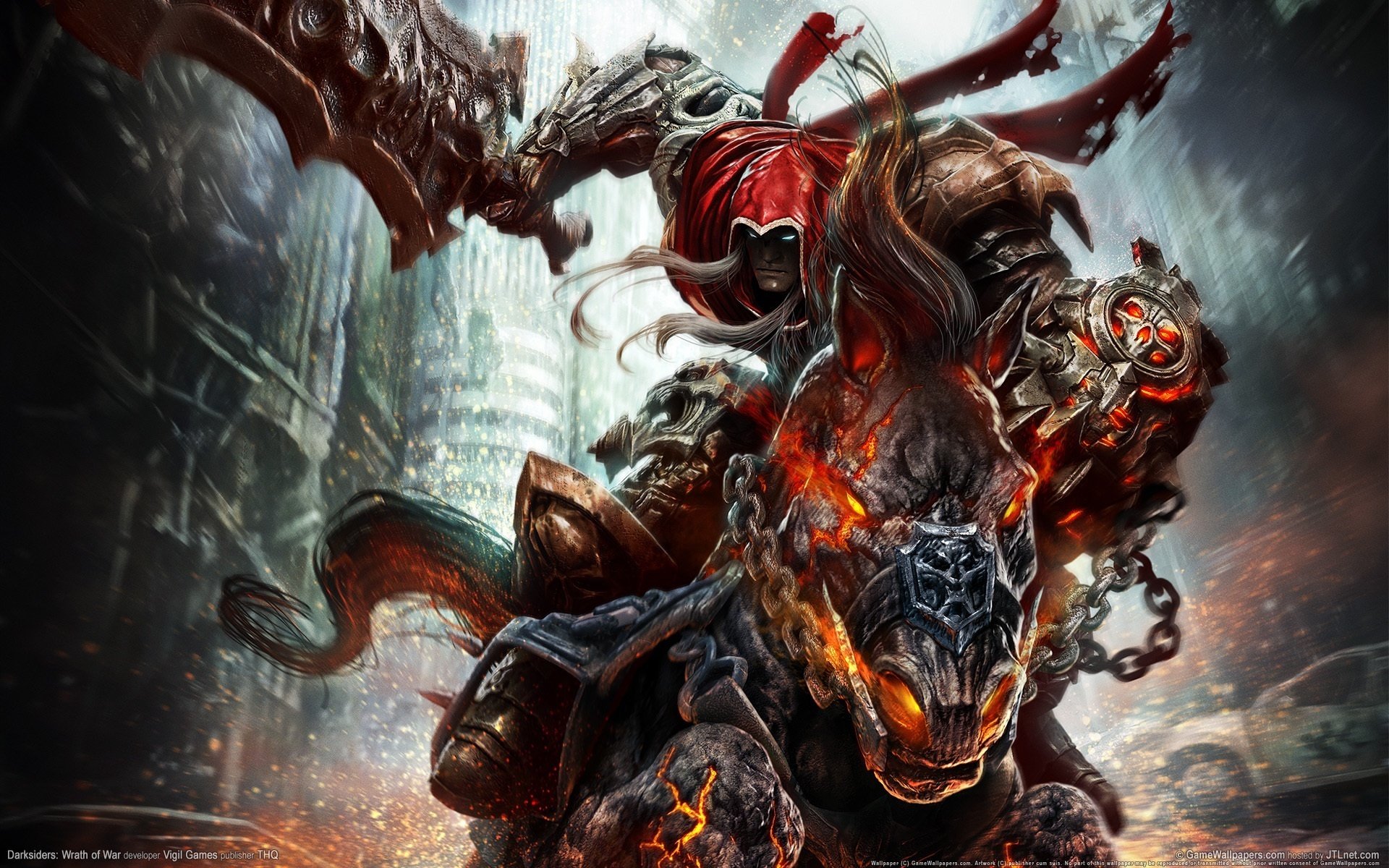 darksiders wrath of war démon épée cavalier