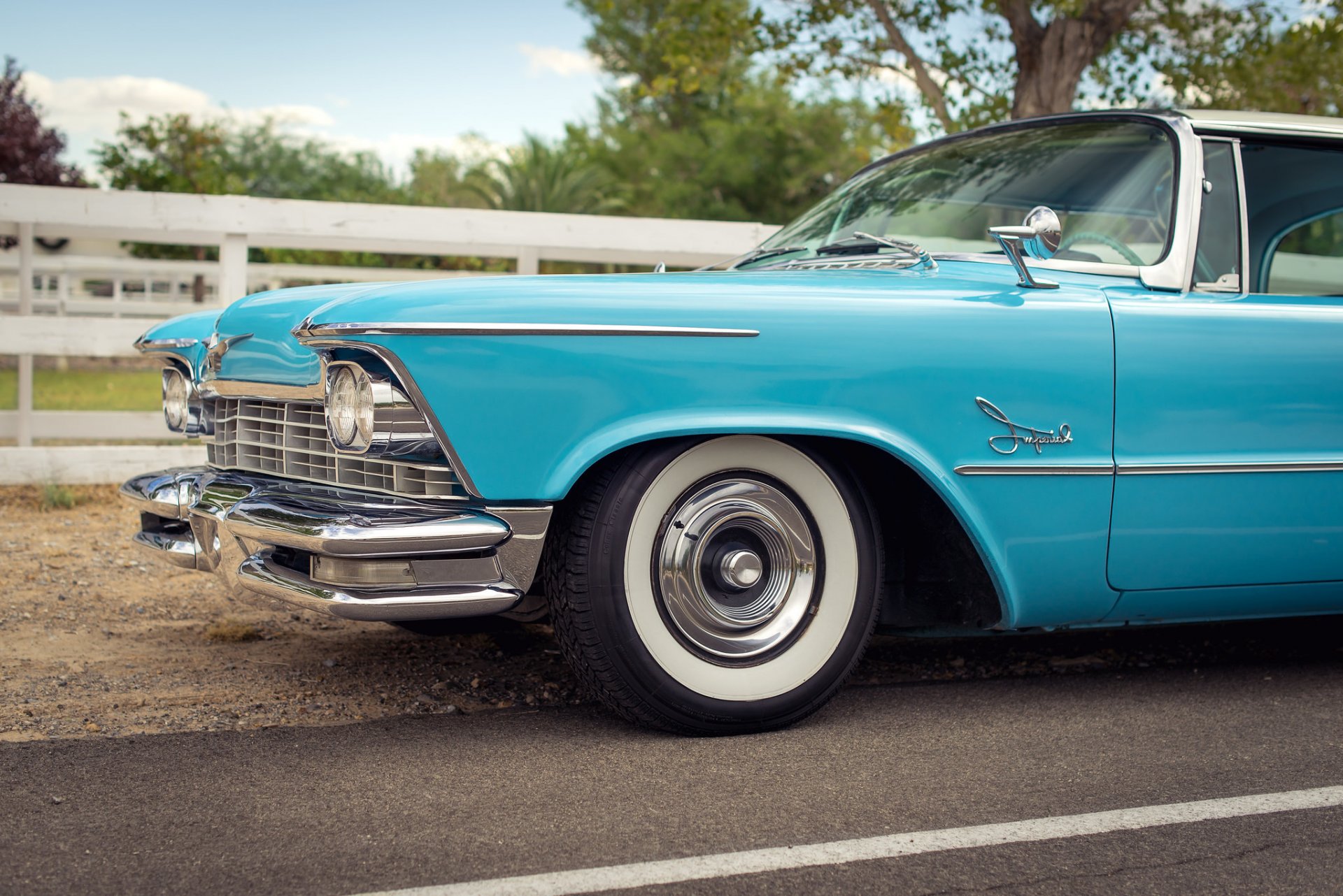 1957 chrysler imperial vista lateral clásico vintage