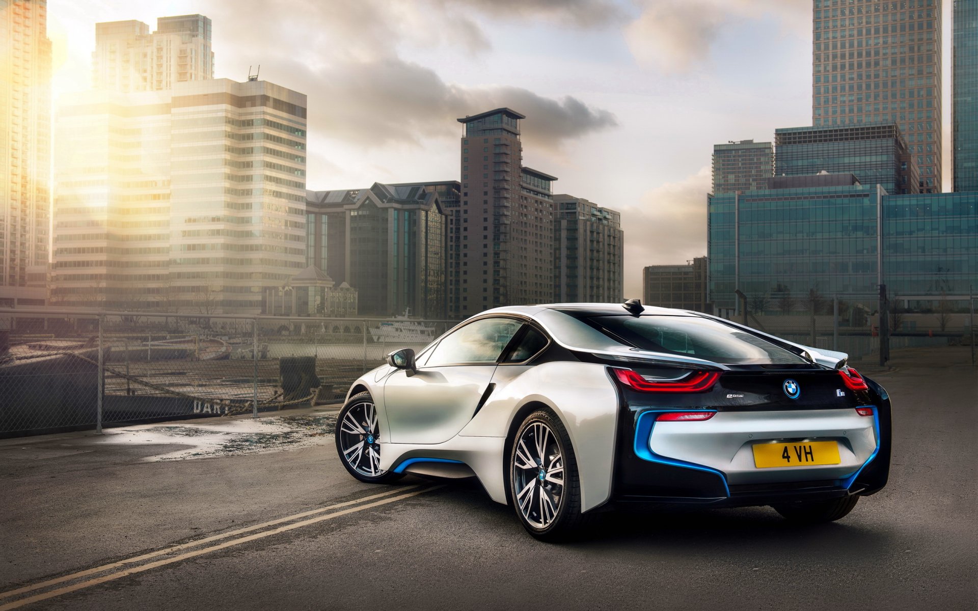 bmw i8 coche ciudad