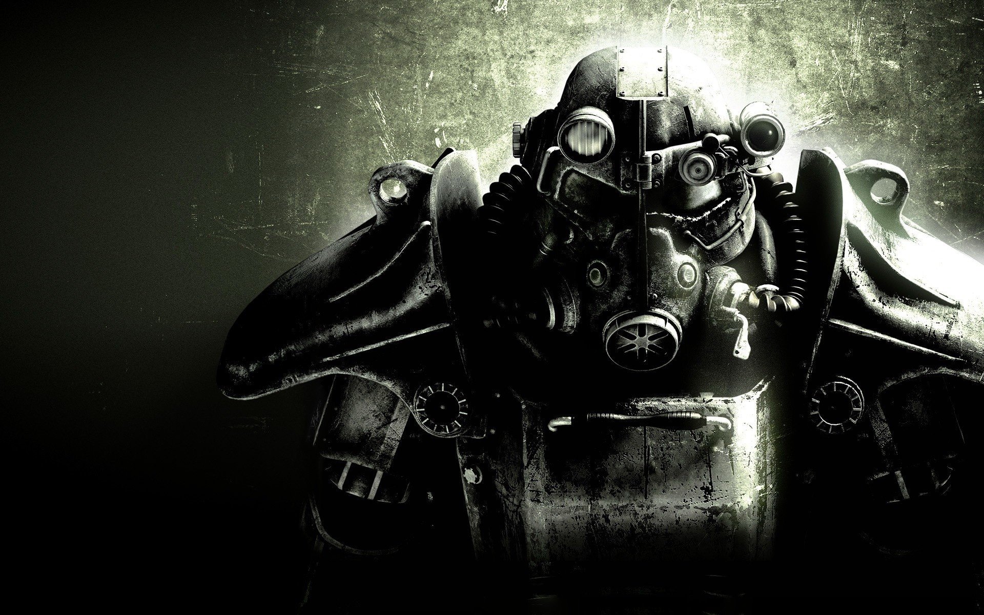 fallout 3 armure fer robot dessins anime hommes-a