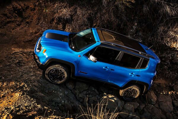 Blauer renegade trailhawk Jeep