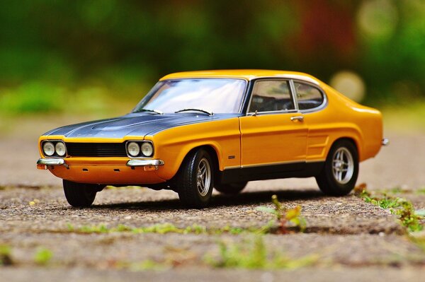 Toy capri, a model car from childhood