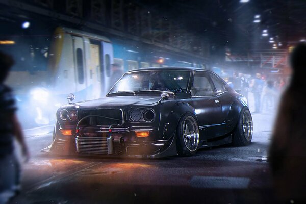 Tuning Mazda noir