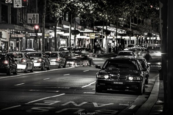 BMW, monochrome Verarbeitung