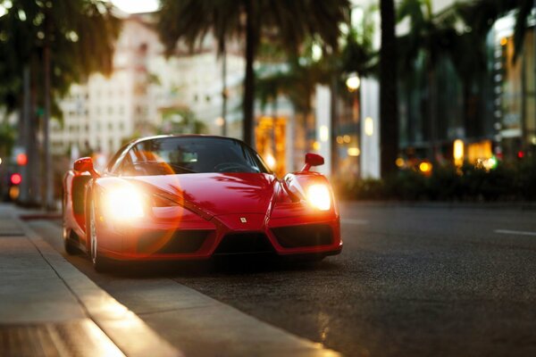 Coche, superdeportivo Ferrari Enzo